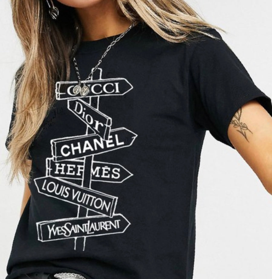 The Lifestyle by Kash Designer Crossroads T-Shirt Small (4-6)