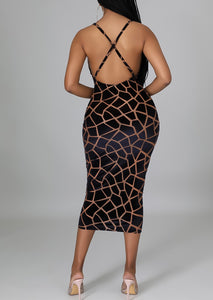 Shattered Midi Dress